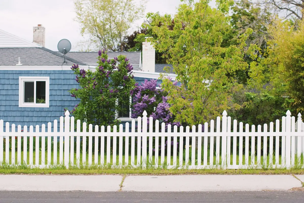 White timber front-yard fence by My Homes Fencing Expert in Auckland